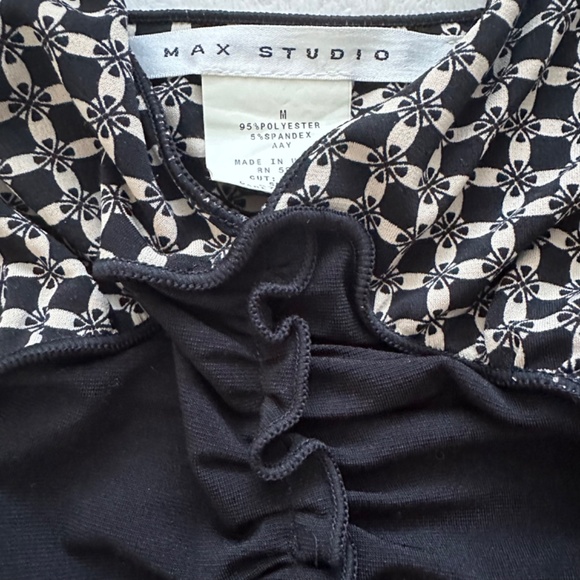 Max Studio | Dressy Stretchy Tie Halter EUC Ladies Medium - Picture 5 of 13